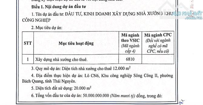 Cần Bán Gấp 2ha đất công nghiệp trong KCN Sông Công 2 - Thái Nguyên. Đã có sổ đỏ, san lấp - 1