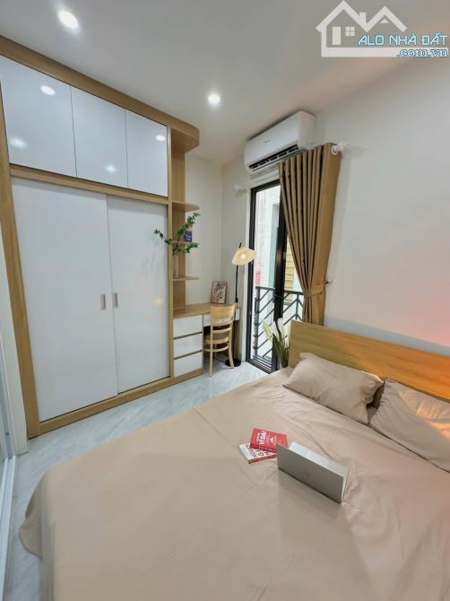 Bán tòa CHDV Xã Đàn cho thuê 80tr/tháng, 11P 1N1k ngõ ba gác, sát ô tô, 68m2*6T TM, PCCC - 1