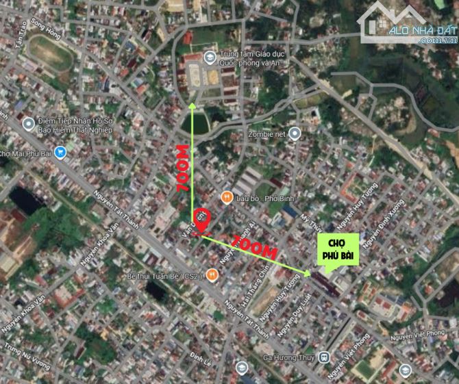 ĐẤT PHÚ BÀI ĐƯỜNG Ô TÔ GẦN CHỢ PHÚ BÀI 176M GIÁ CHỈ 9TR/M - 1