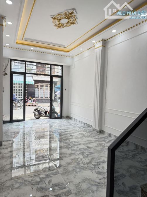 NHÀ MỚI CÓ THANG MÁY ĐƯỜNG SỐ 24A Q6 (4X16,5) 4 TẤM. GIÁ 13,5 TỶ - 1