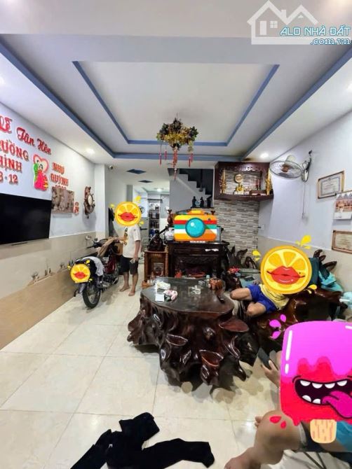 🌺4 TẦNG (42m2)- 5PN - HẺM THÔNG - NGAY GẦN LÊ VĂN QUỚI GÒ XOÀI 💰Chỉ 3.55 TỶ💥💥 - 1
