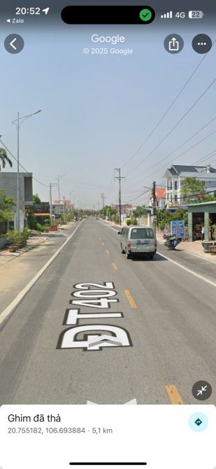 114,6m2 mặt đường 362 Minh Tân, Kiến Thụy gần Ga Nam Hải Phòng - 1
