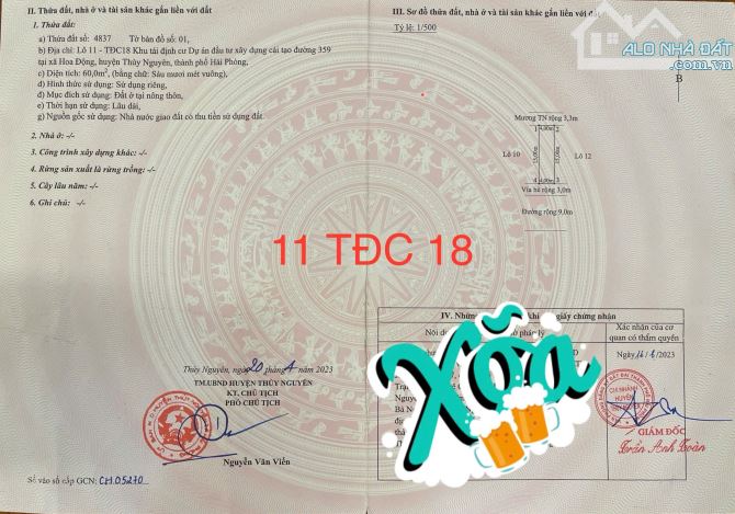 🔥 BÁN VÀI LÔ GIÁ SIÊU SỐC TÁI ĐỊNH CƯ HOA ĐỘNG 🔥 - 1