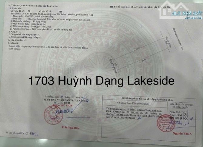 📌📌📌LÀM VIỆC TRỰC TIẾP GIÁ TỐT !!! bán đất View kênh đường Huỳnh Dạng, - 1