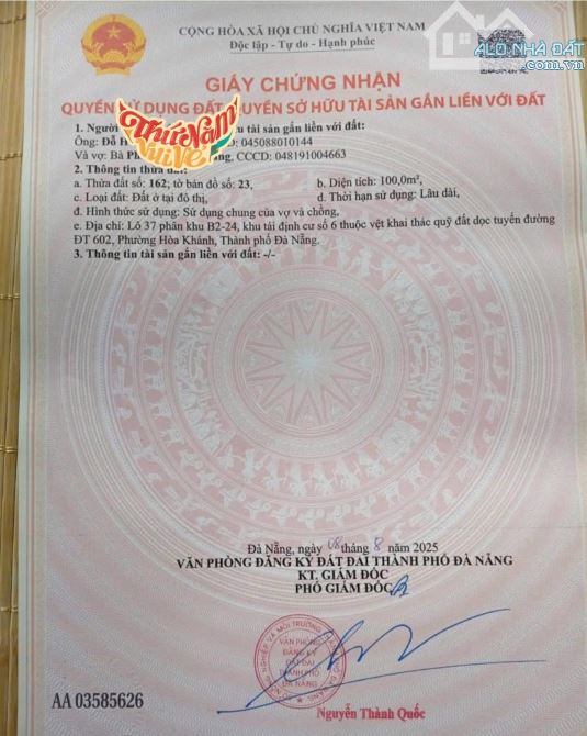 📌📌Làm việc trực tiếp!!! Bán lô đất đẹp khu Hòa Sơn 6 xã Hòa Sơn giá rẻ 🌺 - 1
