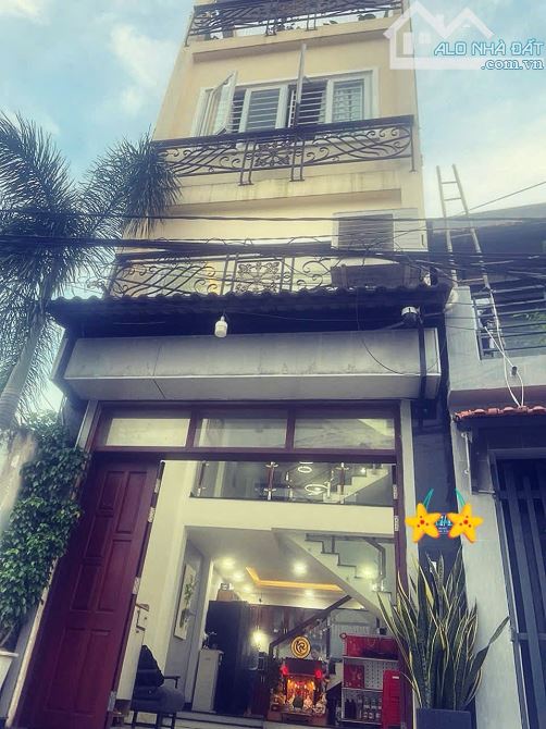 “NHÀ MỚI ĐẸP 4 TẦNG HBC-  NỞ HẬU TÀI LỘC-HẺM XE HƠI- SÁT GIGAMAL ,41M(3.5❌10M),3PN,3WC,SHR - 1