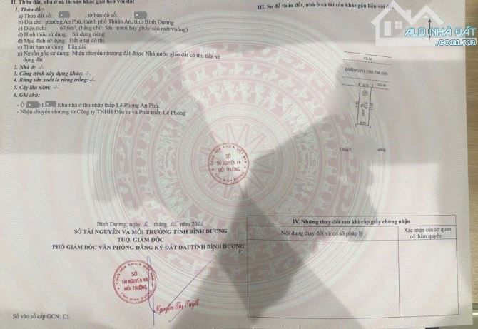 Bán nhà trục chính, gần vòng xoay An Phú 900m, p.An Phú, Tp.Thuận An chỉ 4ty850 TL M7102 - 19