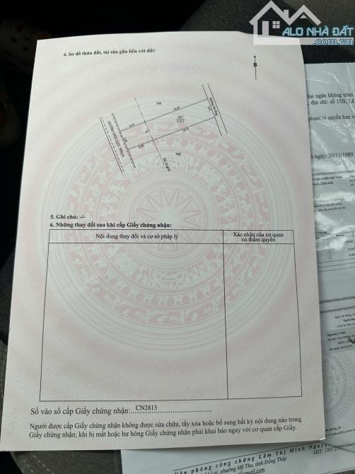 Chủ đi nước ngoài cần bán gấp đất MT nhựa hóc lựu , TMC nay thuộc phường mỹ phong - 2