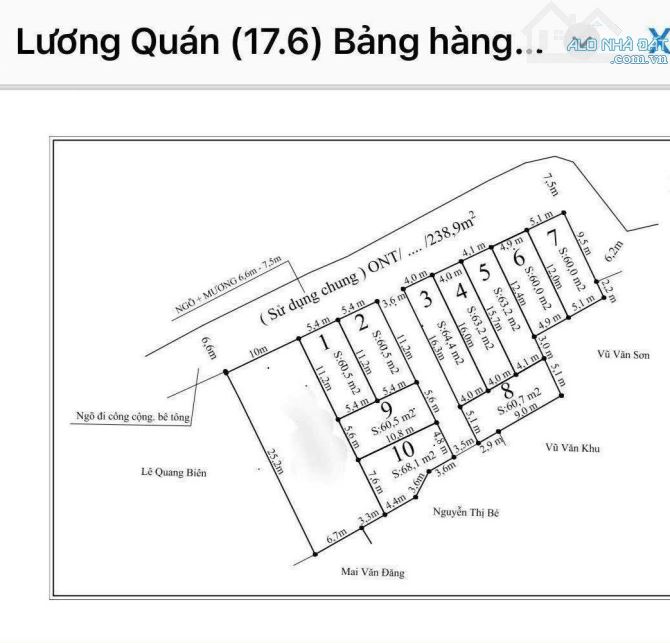 Bán lô đất 63m2 tại Lương Quán, Nam Sơn đường 3 oto tránh nhau rất đẹp - 2