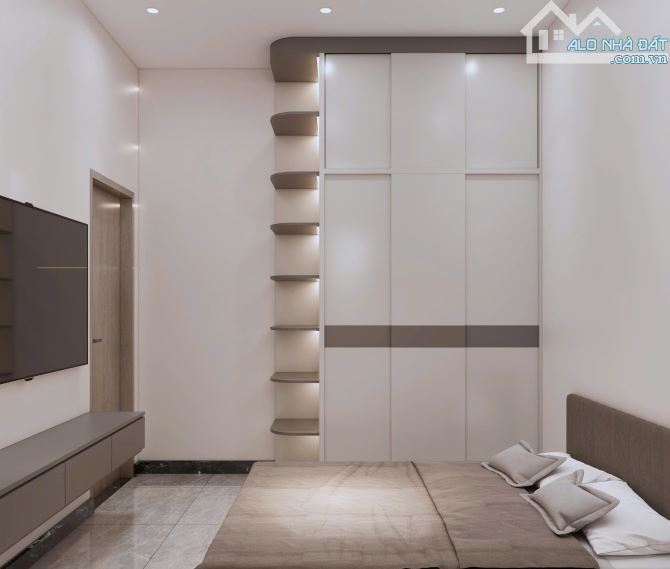Nhà 1 trệt 1 lầu – Phường Bến Cát Cách Quốc lộ 13 chỉ 30m (1 xẹc) 6 x 16 (sổ hồng riêng, - 2