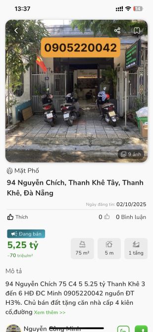 SỤP HẦM DÃY TRỌ TRUNG TÂM HOÀ CƯỜNG BẮC GẦN TRƯỜNG ĐẠI HỌC DÒNG TIỀN 12TR/THÁNG CHỈ 9,x TỶ - 2