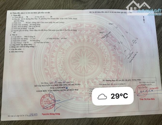 Bán nhà 2 tầng 2 mê MT Bàu Mạc 18 Tiện Ích Xung Quanh đầy đủ - Liên Chiểu - 2