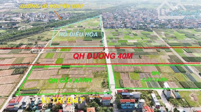 Bán nhanh lô đất siêu đẹp tại Nguyên Khê- ĐÔng Anh: 52m2 vuông vắn- SHCC. Vị trí thuận lợi - 2