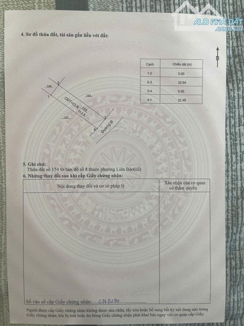 Bán đất TDP Gò Dung, Liên Bảo, Vĩnh Yên, Vĩnh Phúc - 2