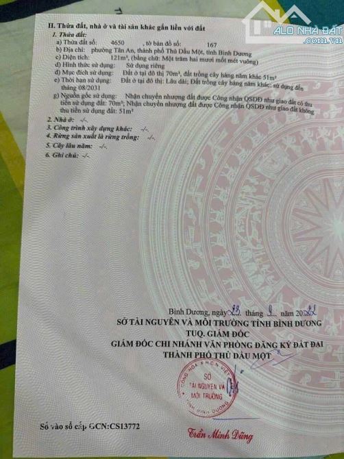 Bán đất mặt tiền đường nhựa ĐX116 xe hơi thông thoáng, Phú An, Tp HCM (Tân An, TpTDM cũ) - 2