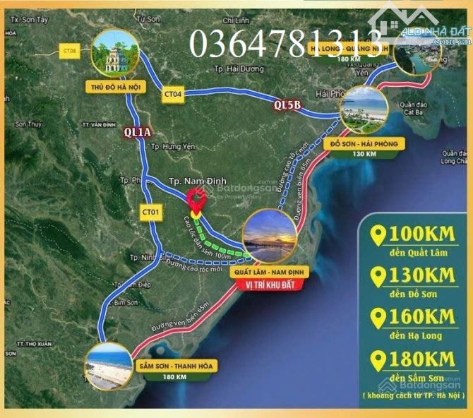 Đất đẹp bãi tắm Quất Lâm 114m2 MT5m ô tô kinh doanh view biển nhỉnh 2 tỷ - 2