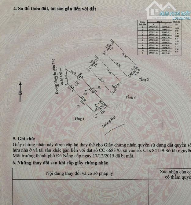 Bán nhà 3 tầng mặt tiền Nguyễn Hữu Thọ - Hải châu - Đà Nẵng - 2
