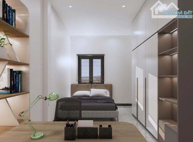 Nhà 1 trệt 1 lầu – Phường Bến Cát Cách Quốc lộ 13 chỉ 30m (1 xẹc) 6 x 16 (sổ hồng riêng, - 3