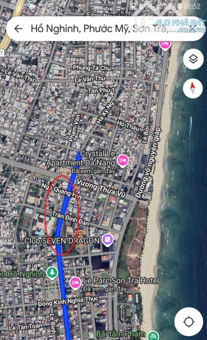 VIP BIỂN! BÁN ĐẤT LÔ GÓC 262M2 – 64,99 TỶ - MT HỒ NGHINH - Q. SƠN TRÀ - 3