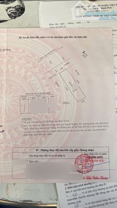 GIA ĐÌNH CẦN BÁN LÔ ĐẤT MẶT TIỀN ĐƯỜNG 20M - GẦN CHỢ TÂN TRỤ - GIÁ NHỈNH 11 TỶ - 3