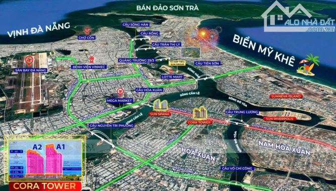 SIÊU PHẨM GÓC 2 MẶT TIỀN – NAM HOÀ XUÂN 📍 Lô góc bờ quan – Khu điện âm cao cấp 🔑 - 3