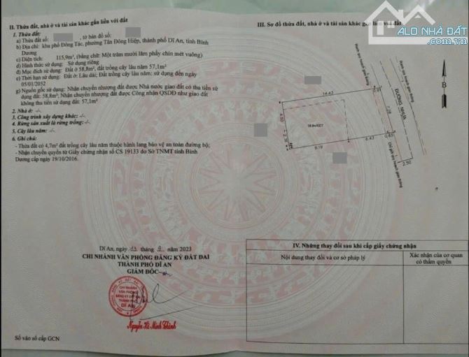 NGỘP!!! Bán gấp lô đất kế bên TTYT Dĩ an- Phù hợp đầu tư, kinh doanh mua bán - 3