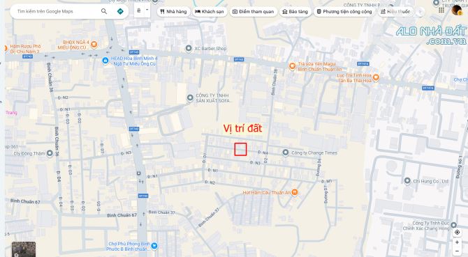 Bán căn góc 1T1L 4x15m, đường N4 KDC Phú Hồng Thịnh 8 p. Bình Chuẩn - 3