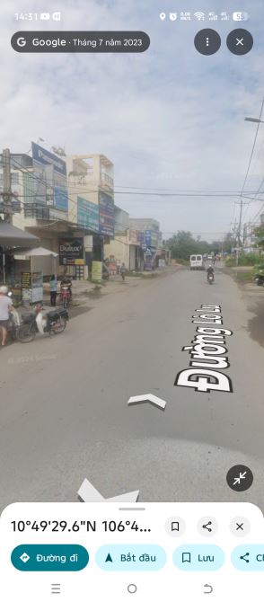 + Chính chủ cần bán gấp lô đất Mặt Tiền Đường Kinh Doanh buôn bán  + Vị trí : Đường Lò Lu - 3