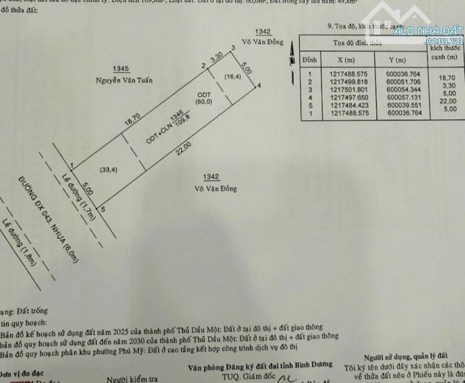 Bán đất mặt tiền kinh doanh DX43 Phú Mỹ đối diện khu Hiệp thành 3 - 3