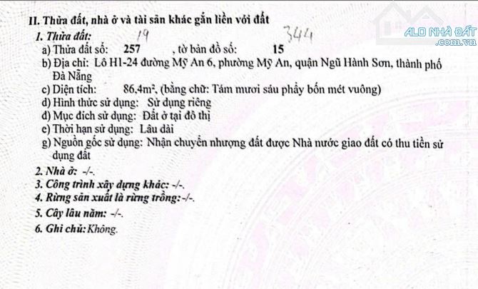 📌📌📌LÀM VIỆC TRỰC TIẾP GIÁ TỐT !!! bán gấp đất Mỹ An 6. - 3