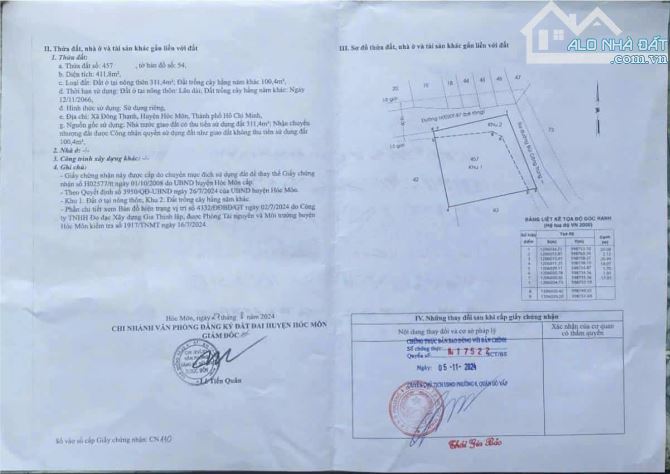 ĐẤT (20x21) 2 MẶT TIỀN – ĐÔNG THẠNH, HÓC MÔN – GIÁ CHỈ 10 TỶ - 4