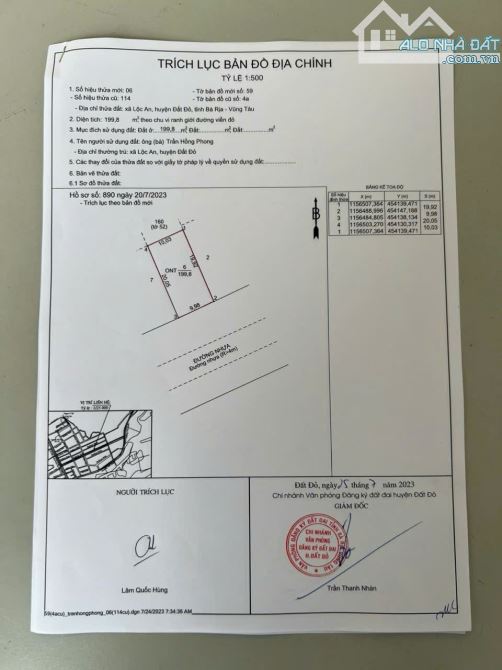 MẶT  TIỀN TRỤC CHÍNH ĐƯỜNG HÀNG DƯƠNG -  BIỂN LỘC AN - ĐẤT ĐỎ - BRVT - 👉Ra gấp ạ - 4