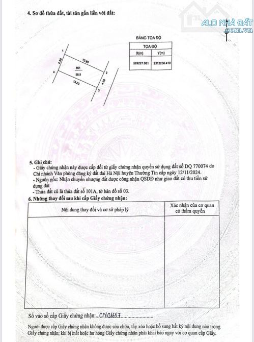 PHÚC AM DUYÊN THÁI THƯỜNG TÍN CHỈ 4,1 TỶ CÓ 58,5 M2 ĐẤT SIÊU HIẾM - 4