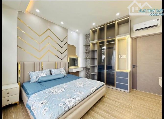 HẺM XE HƠI -  FULL NỘI THẤT - PHAN VĂN TRỊ GÒ VẤP 61M2 4 TẦNG ( 4 X 15 ) 7.65  TỶ - 4