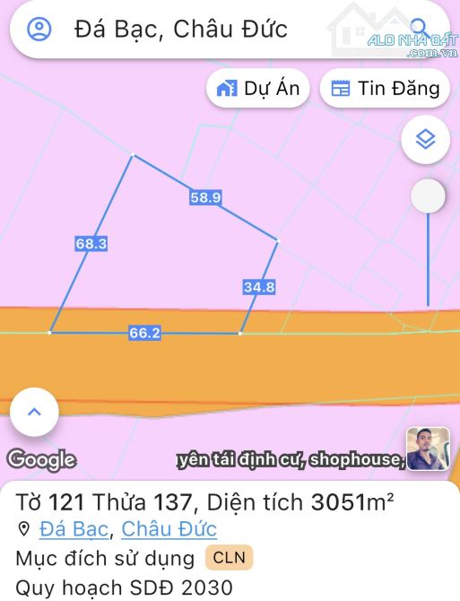 Bán lô đất mặt tiền đường Bình Ba - Đá Bạc, Châu Đức, Vũng Tàu - TP. HCM - 4