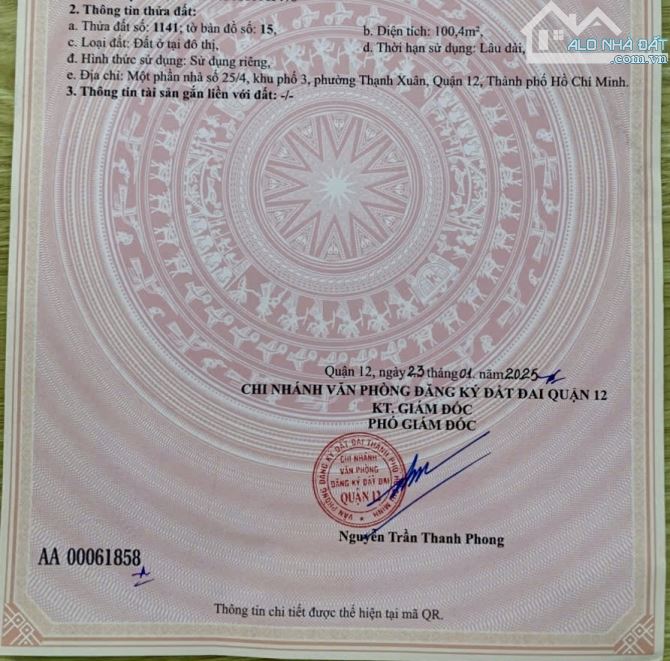 Bán đất Thạnh Xuân 48, P. Thạnh Xuân, Quận 12 - 4