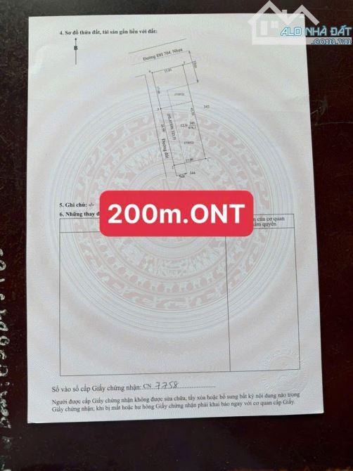 Cần bán gấp lô đất vàng 2 mặt tiền xã Dầu Tiếng, Tp HCM - 4
