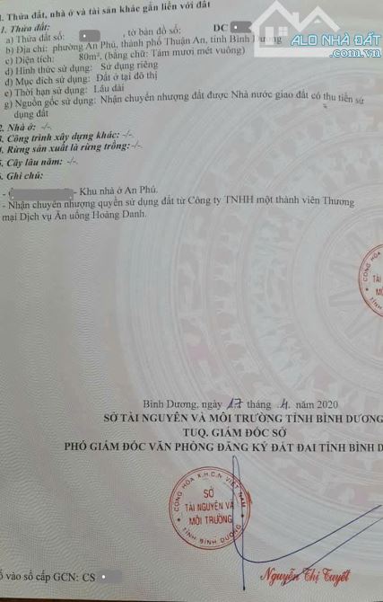 Bán đất rẻ KDC gần vòng xoay An Phú 1,5km, p.An Phú, Tp.Thuận An chỉ 3,5 Tỷ M7478 - 4