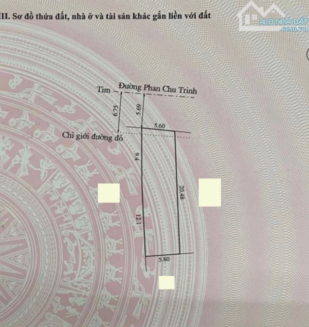 Bán mặt tiền PHAN CHU TRINH - HUẾ    - View sông An Cựu - Chỉ 8,x tỷ/121m2 (5,6x 21) - 5