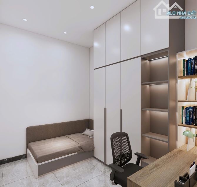 Nhà 1 trệt 1 lầu – Phường Bến Cát Cách Quốc lộ 13 chỉ 30m (1 xẹc) 6 x 16 (sổ hồng riêng, - 5