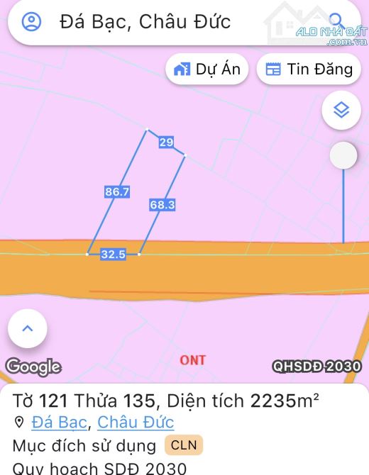Bán lô đất mặt tiền đường Bình Ba - Đá Bạc, Châu Đức, Vũng Tàu - TP. HCM - 5