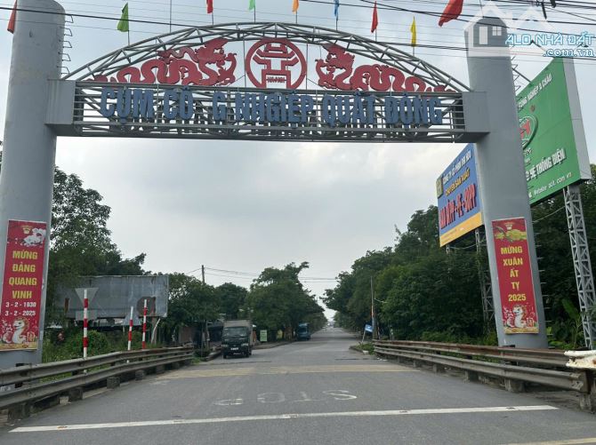 Bán đất ô tô đỗ cửa 2 mặt thoáng cực đẹp tại Khu Công Nghiệp Quất Động - 5