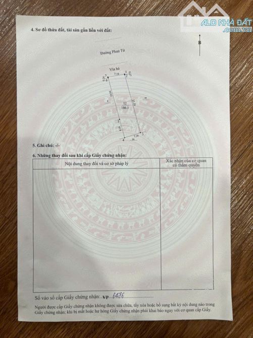 Bán lô đất 276m2 - Đất Xây cao tầng - MT Đường Phan Tứ trục đường 10,5m sát Biển Mỹ Khê - 5