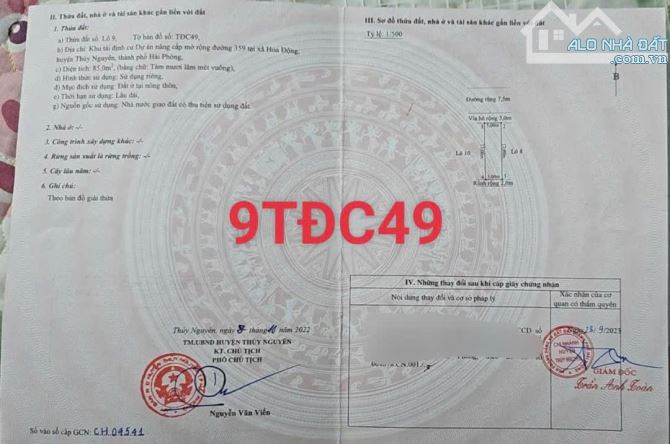 🔥 BÁN VÀI LÔ GIÁ SIÊU SỐC TÁI ĐỊNH CƯ HOA ĐỘNG 🔥 - 5