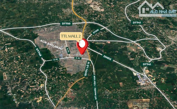 ĐẤT MẶT TIỀN KINH DOANH, TRƯỚC MẶT CHỢ BÀU BÀNG, DÂN CƯ ĐÔNG ĐẦU TƯ BAO LỜI - 6
