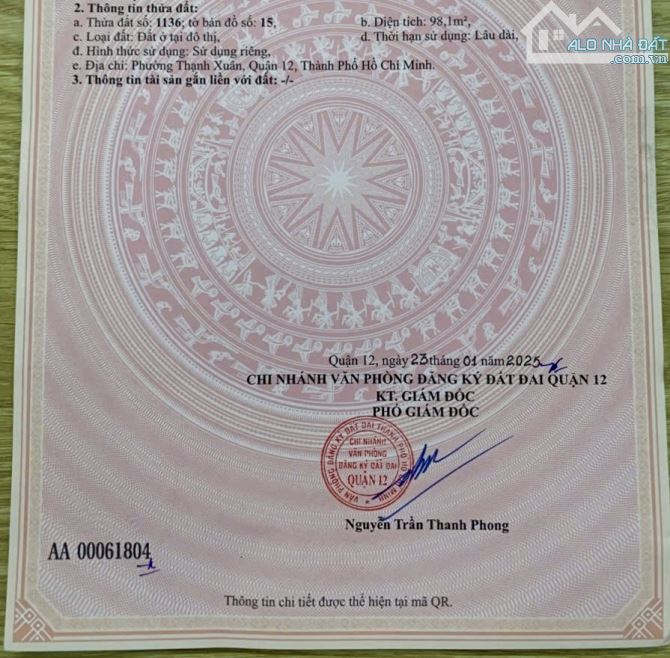 Bán đất Thạnh Xuân 48, P. Thạnh Xuân, Quận 12 - 6