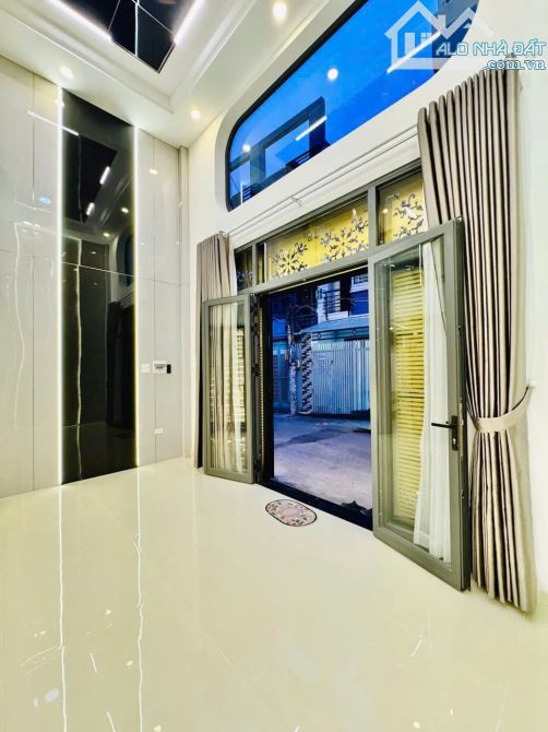 🏠Nhà Mới Xây Hẻm Thông 6M💎Dương Quảng Hàm Phường 6💎5,1X8 4 Lầu 3PN 3WC💵8,6 Tỷ - 8