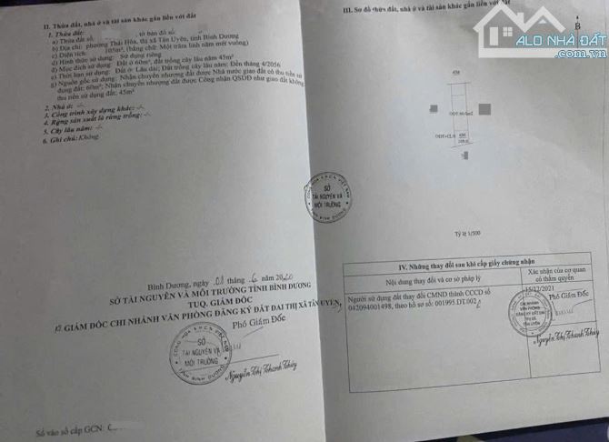 2,59Tỷ TL🔥Bán 105m2 nhà cấp 4 gác lửng, gần đường ĐT747C, P.Thái Hòa, Tp.Tân Uyên - 9