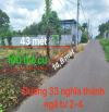 Bán lô đất mặt tiền đường số 33 xã Nghĩa Thành, tp Hồ Chí Minh