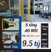 Nhà 5 tầng đường 10m có thang máy, phòng xông hơi... Sang trọng, đẹp, tinh tế. BÌNH TÂN